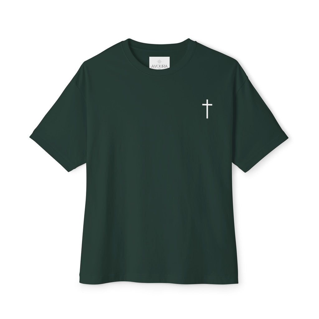 "There's Joy in the House of the Lord" - Oversized Tee - White Lettering