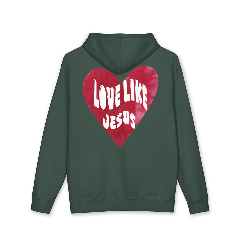 "Love Like Jesus" - Hoodie - White Cross