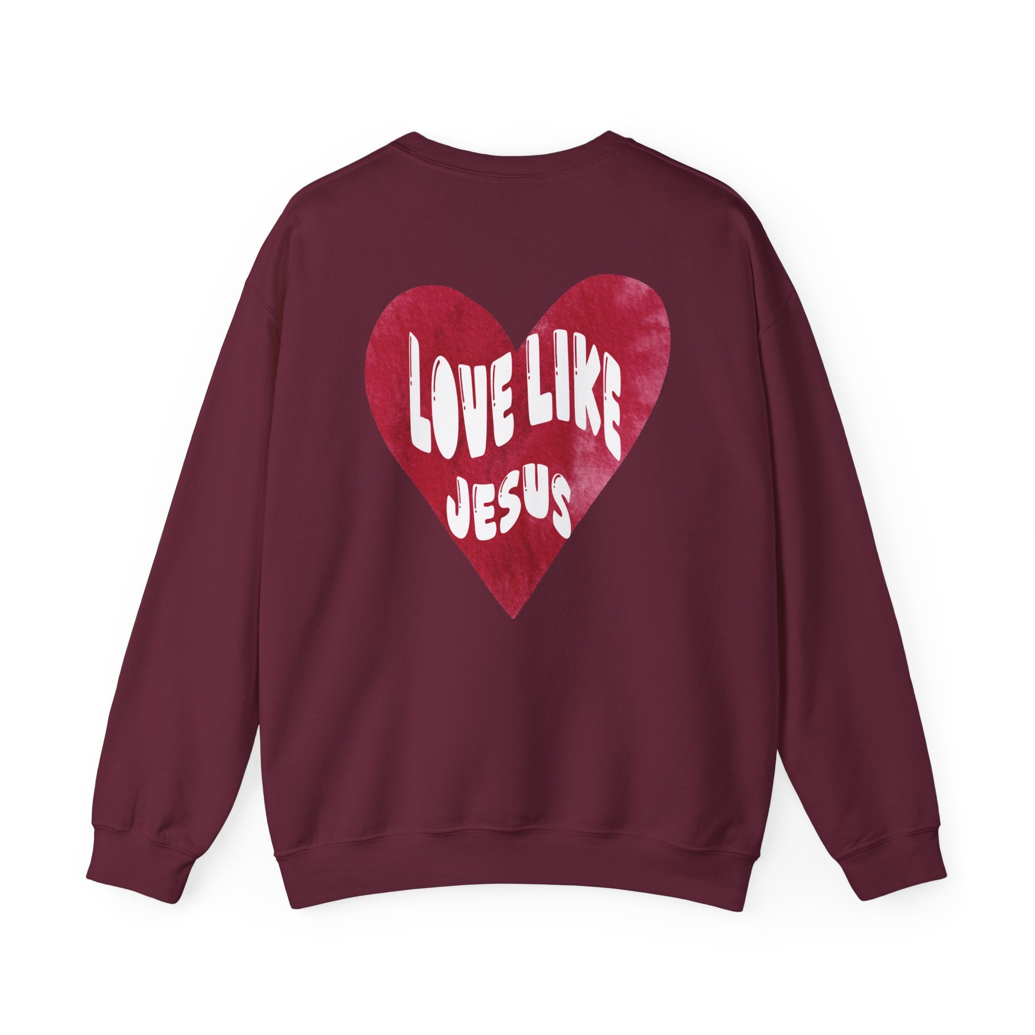 "Love Like Jesus" - Crewneck - White Lettering