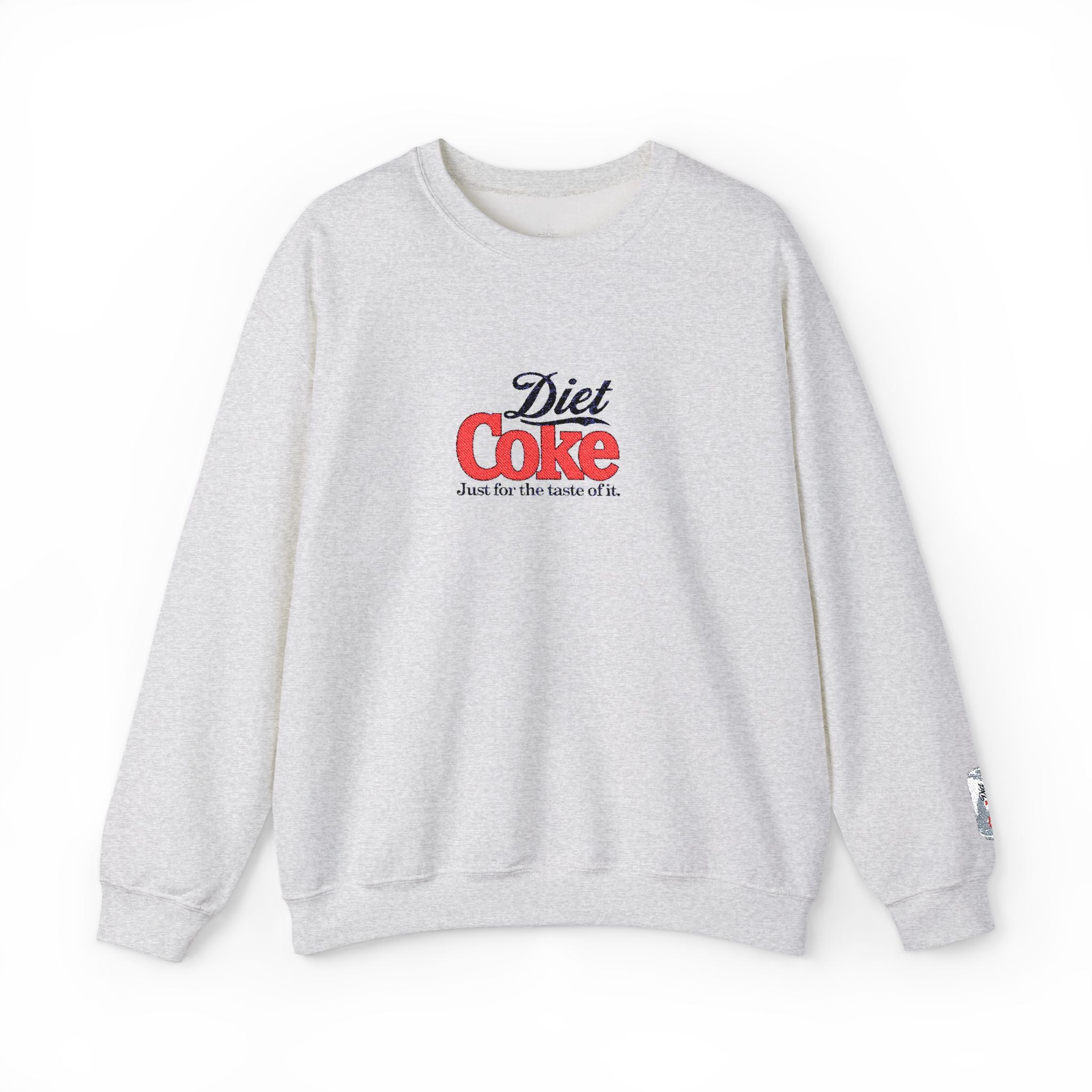 Embroidered Retro Diet Coke Graphic Crewneck