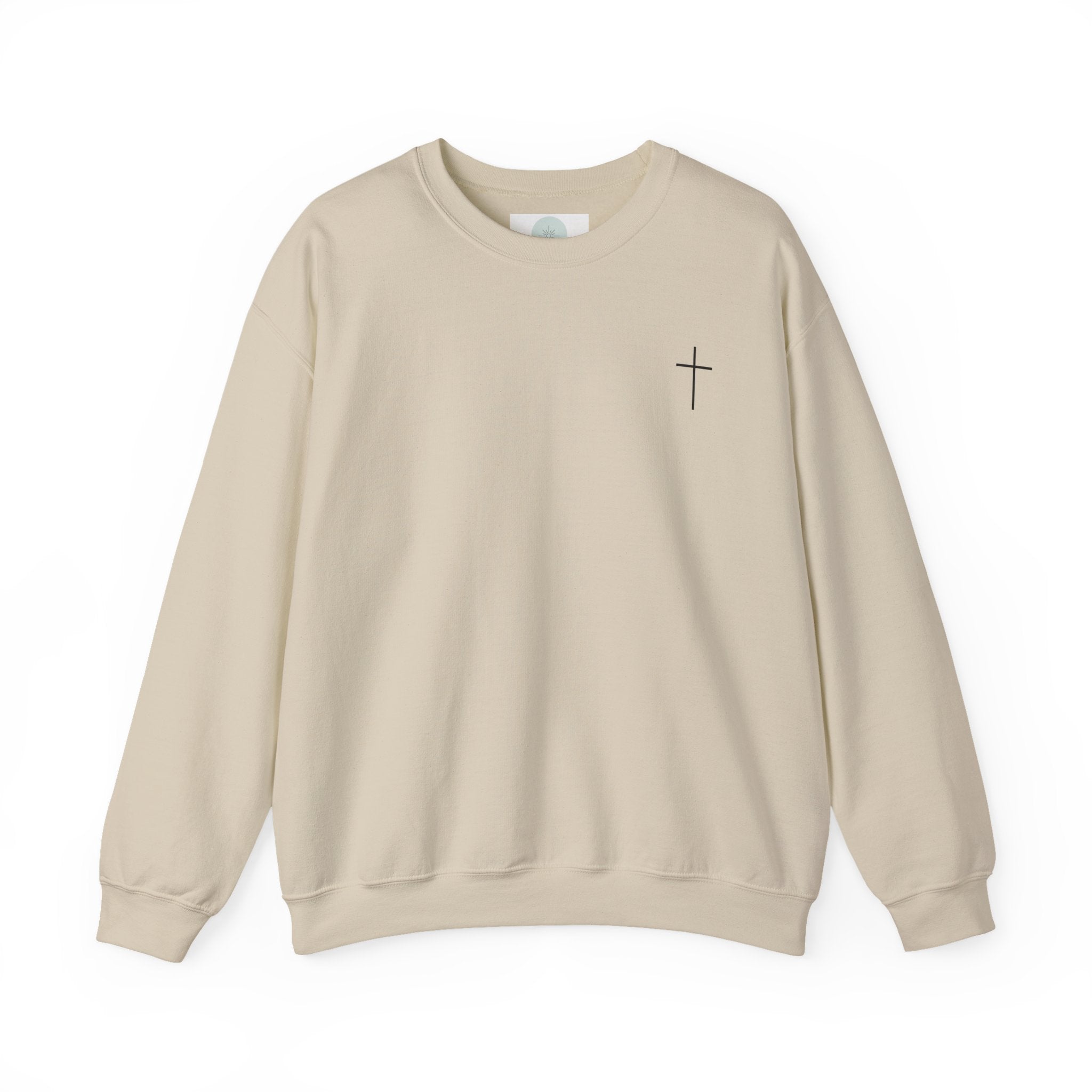 "Living Proof of a Loving God" Floral Crewneck