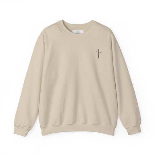 "Living Proof of a Loving God" Floral Crewneck