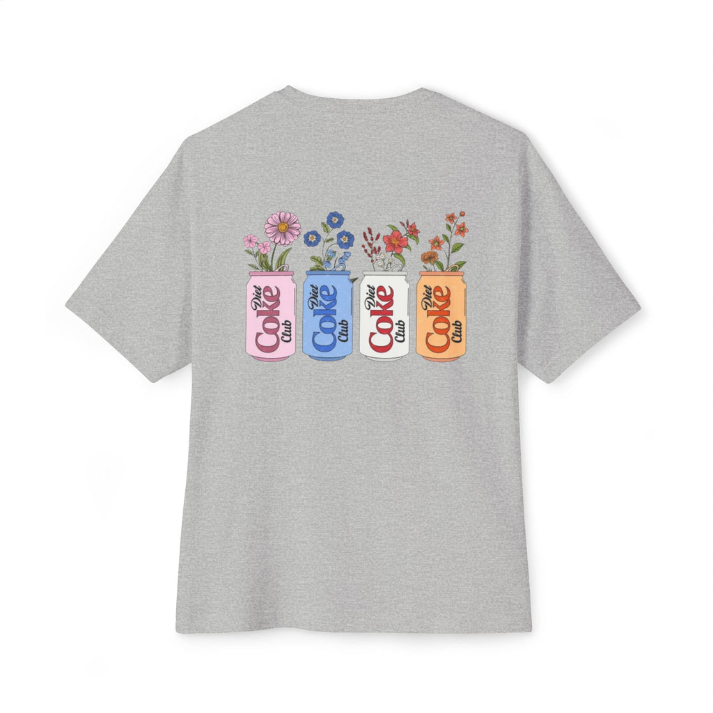 Floral Diet Coke Can Oversized Tee