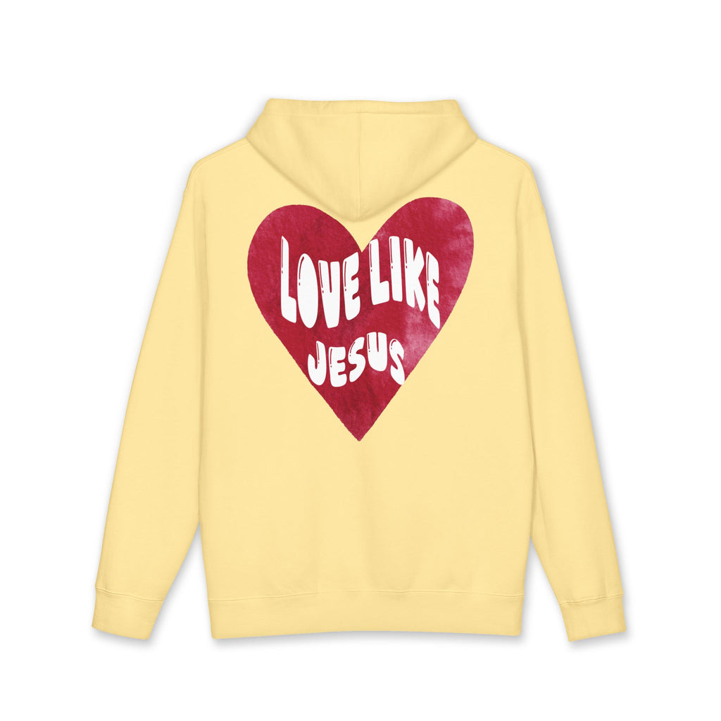 "Love Like Jesus" - Hoodie - White Cross