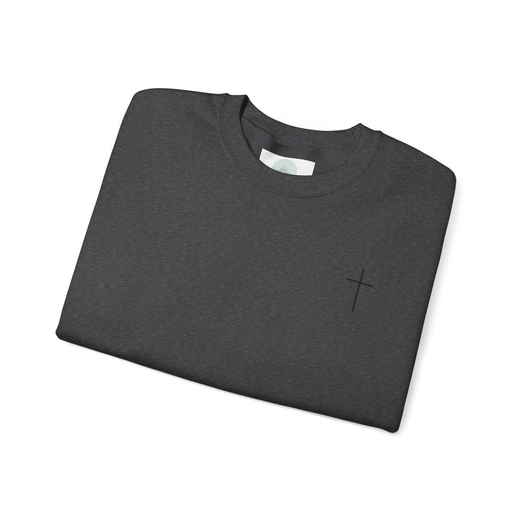 "Living Proof of a Loving God" Floral Crewneck