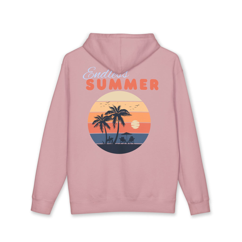Endless Summer Retro Palm Sunset Graphic Hoodie