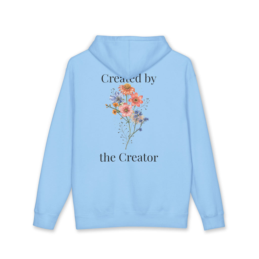 "Created by the Creator" Floral Hoodie