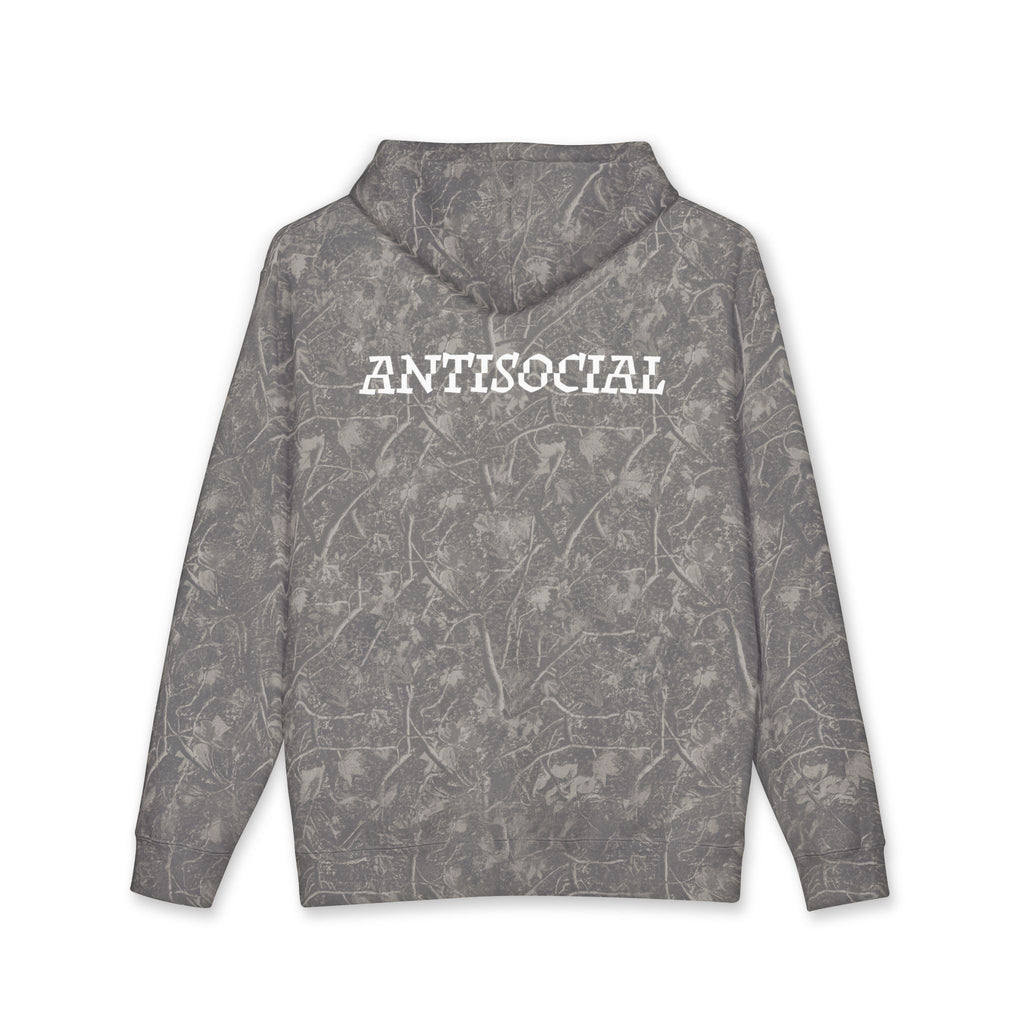 Antisocial Hoodie — White lettering