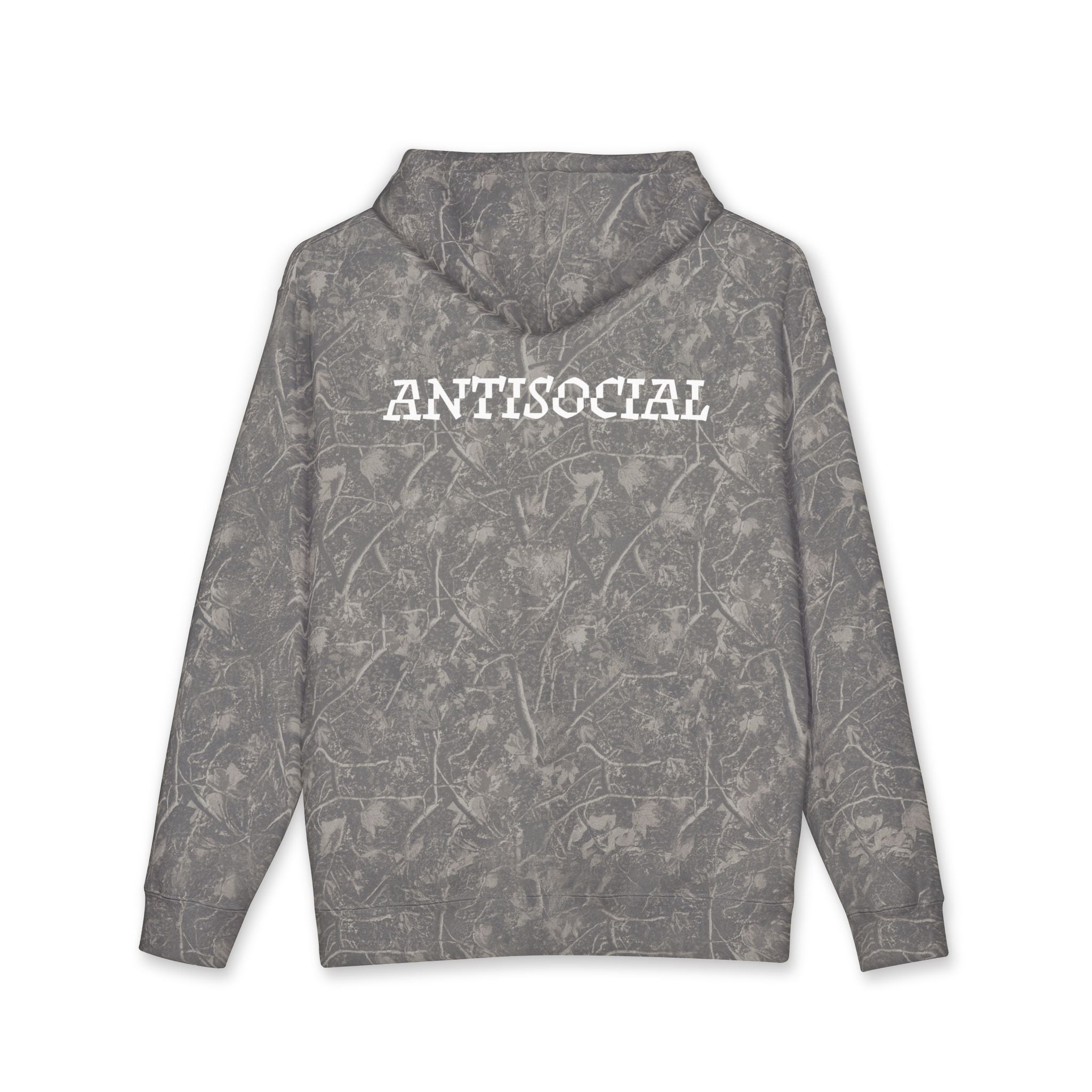 Antisocial Hoodie — White lettering