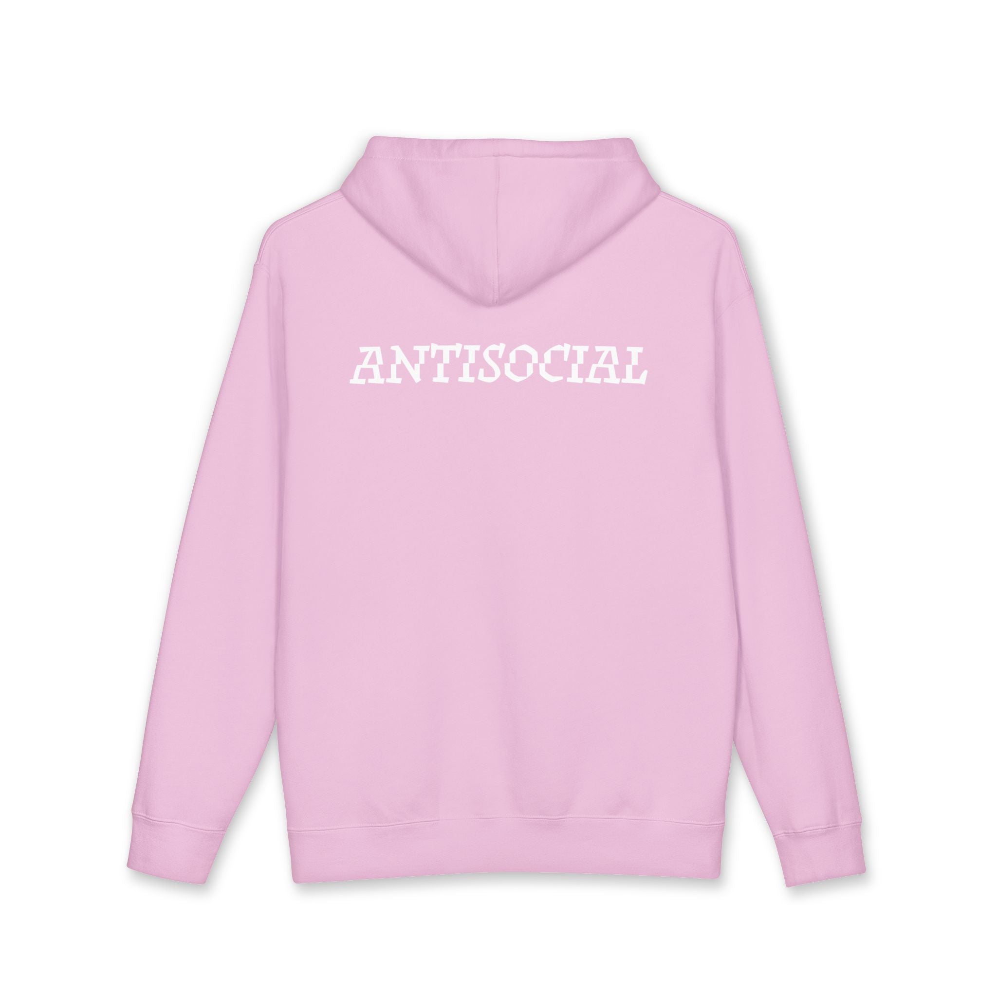Antisocial Hoodie — White lettering