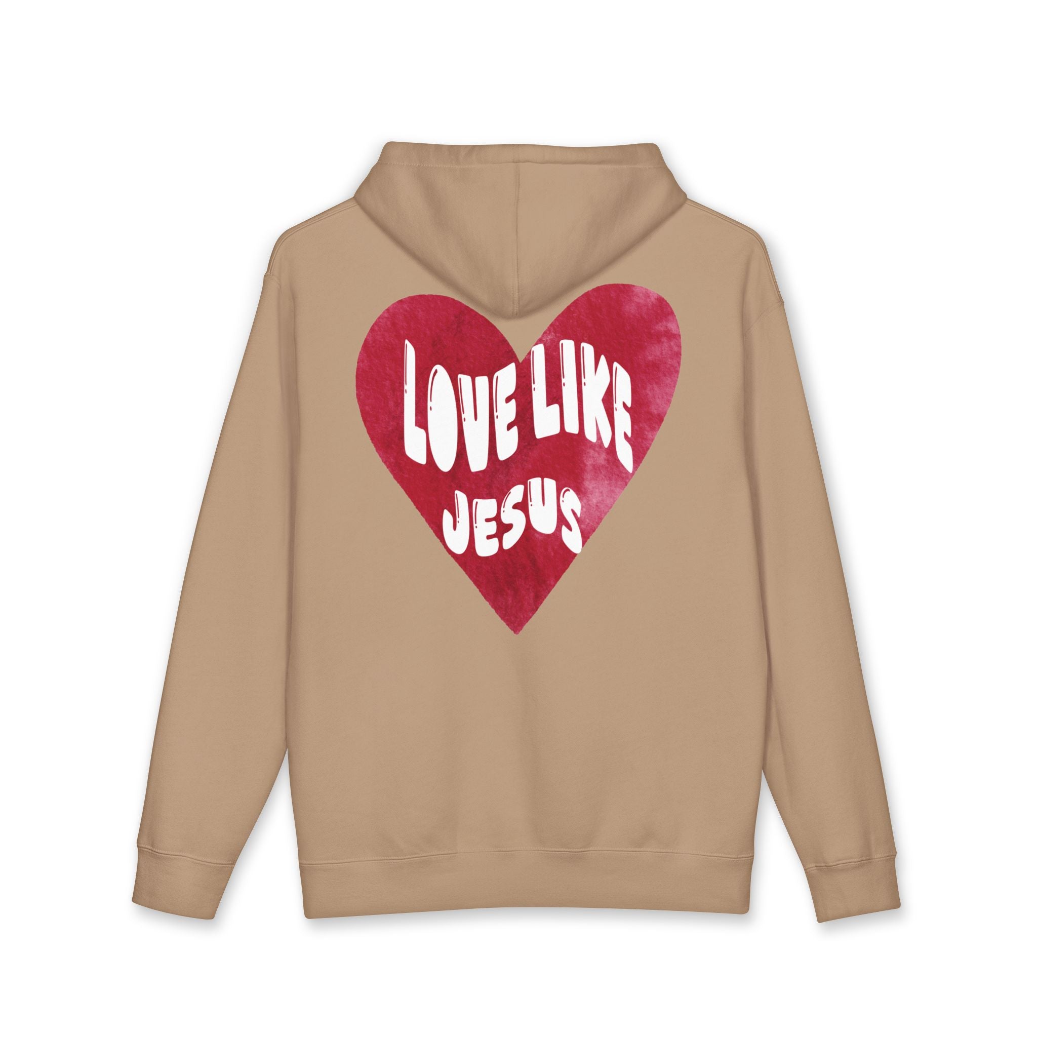 "Love Like Jesus" - Hoodie - White Cross