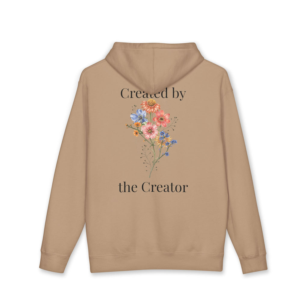 "Created by the Creator" Floral Hoodie