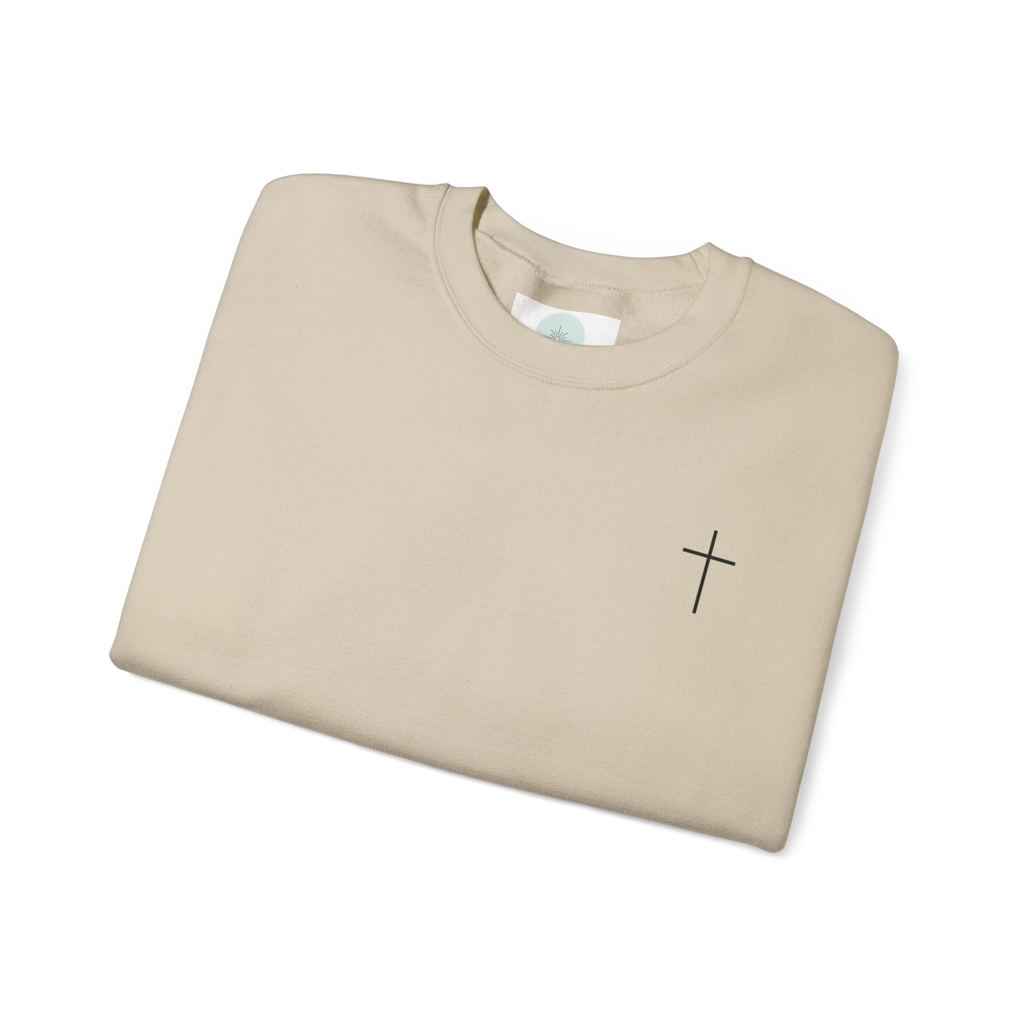 "Living Proof of a Loving God" Floral Crewneck