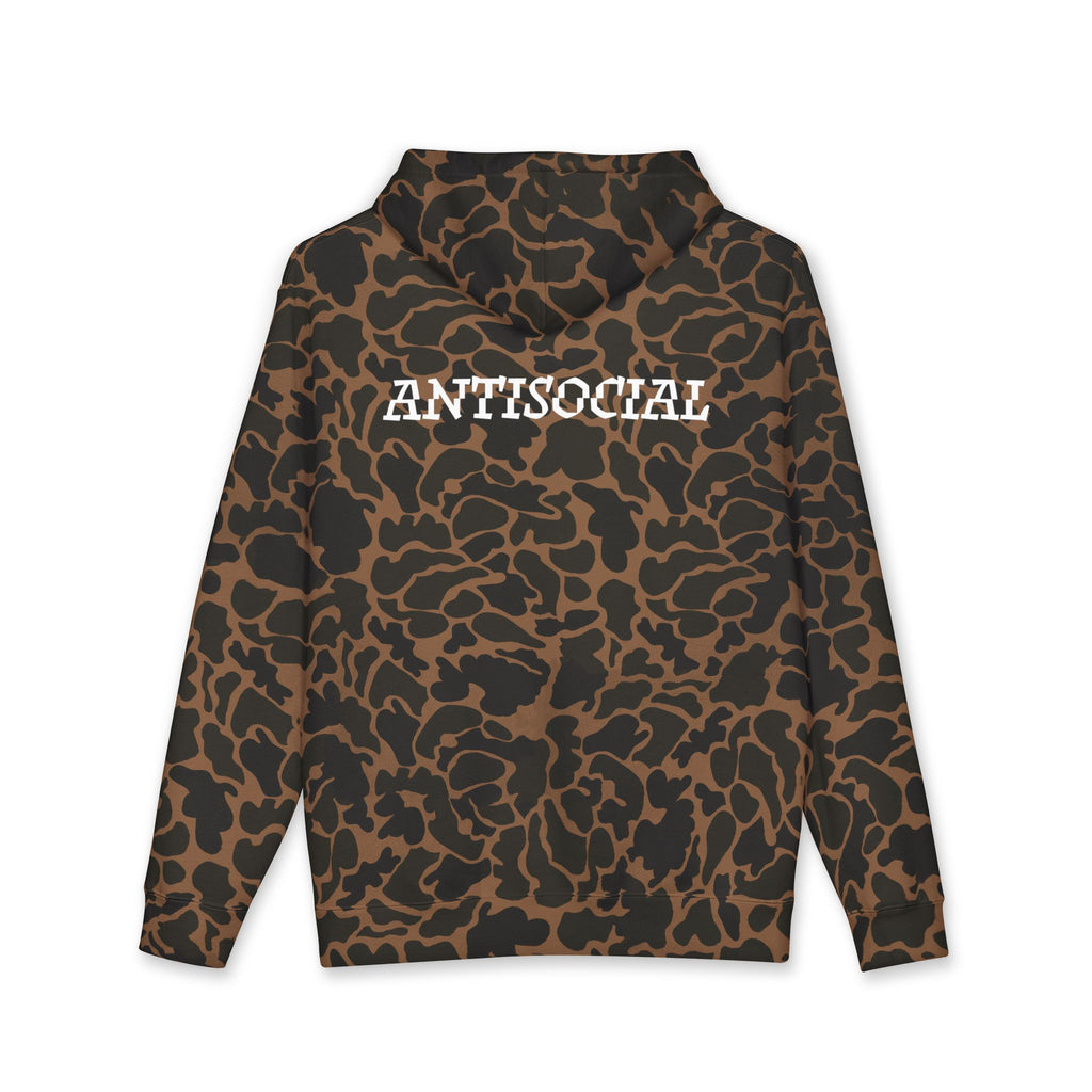 Antisocial Hoodie — White lettering
