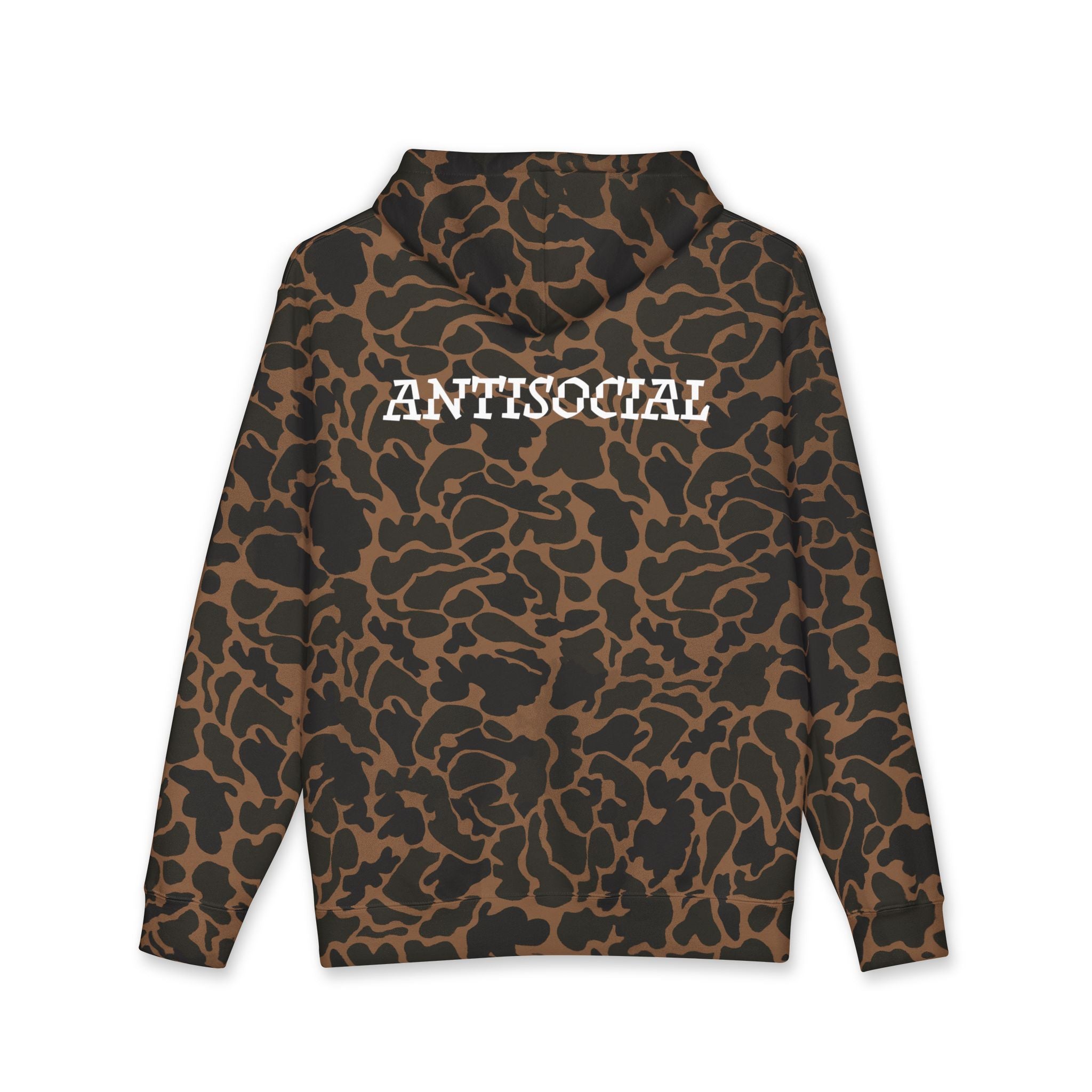 Antisocial Hoodie — White lettering