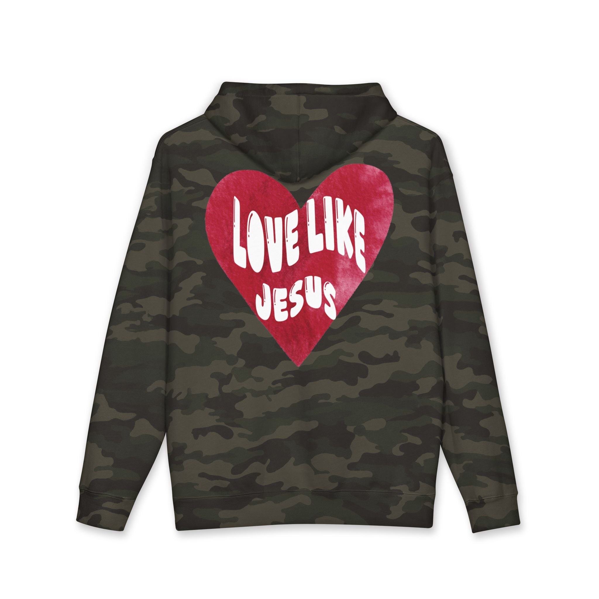 "Love Like Jesus" - Hoodie - White Cross