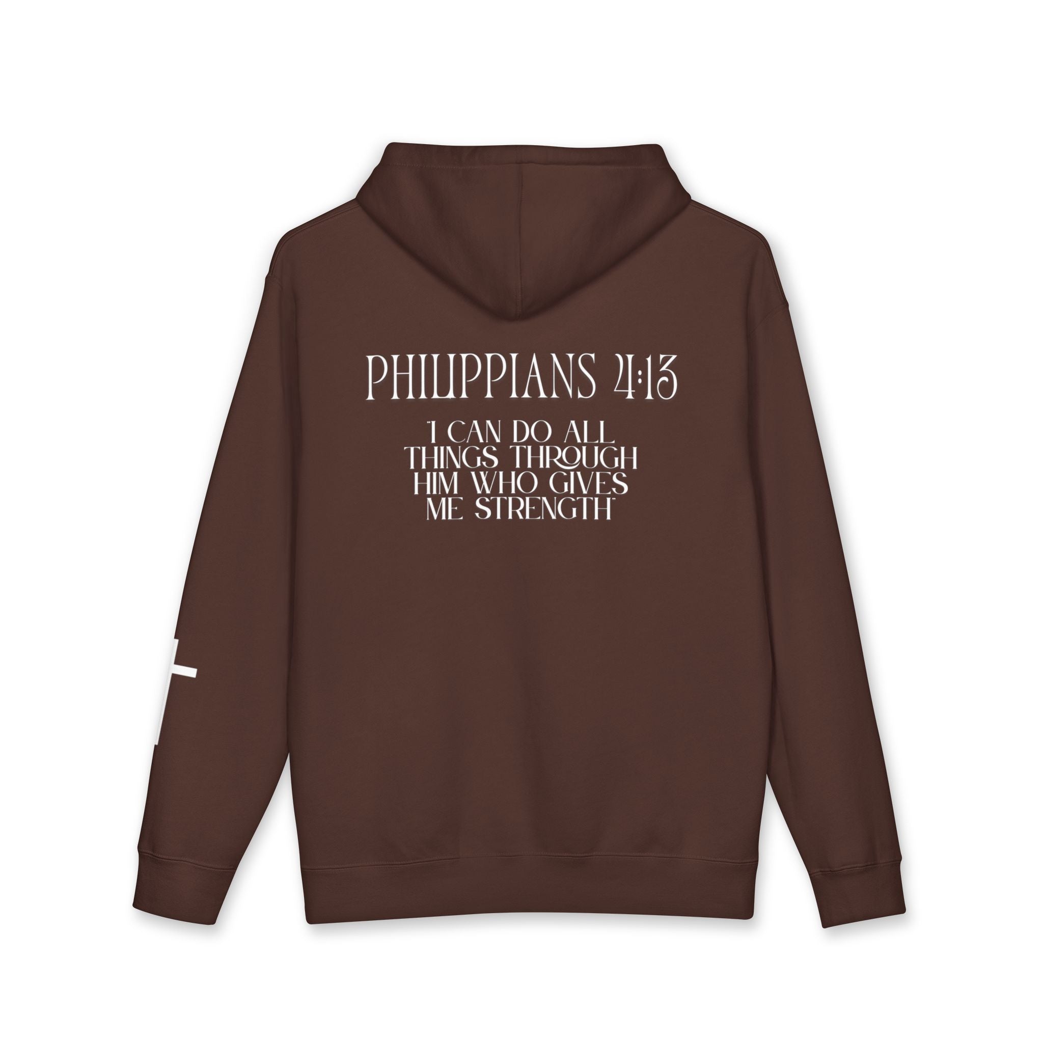 Philippians 4:13 Hoodie – White lettering