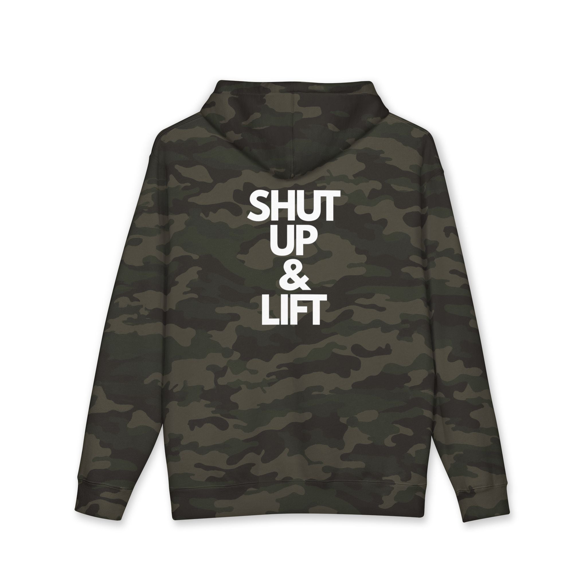 Shut Up & Lift - Hoodie - White lettering