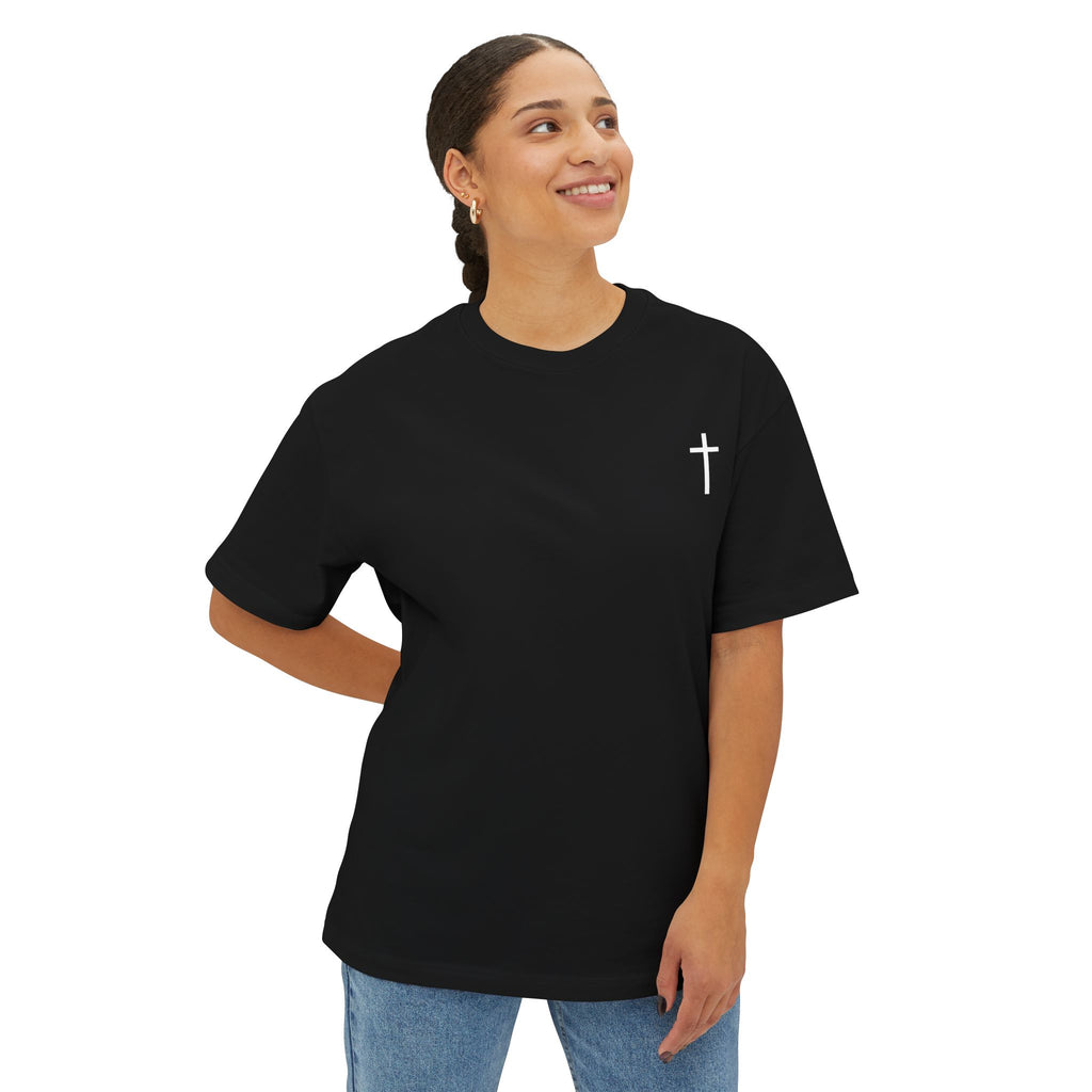 "Love Like Jesus" - Oversized Tee - White Cross