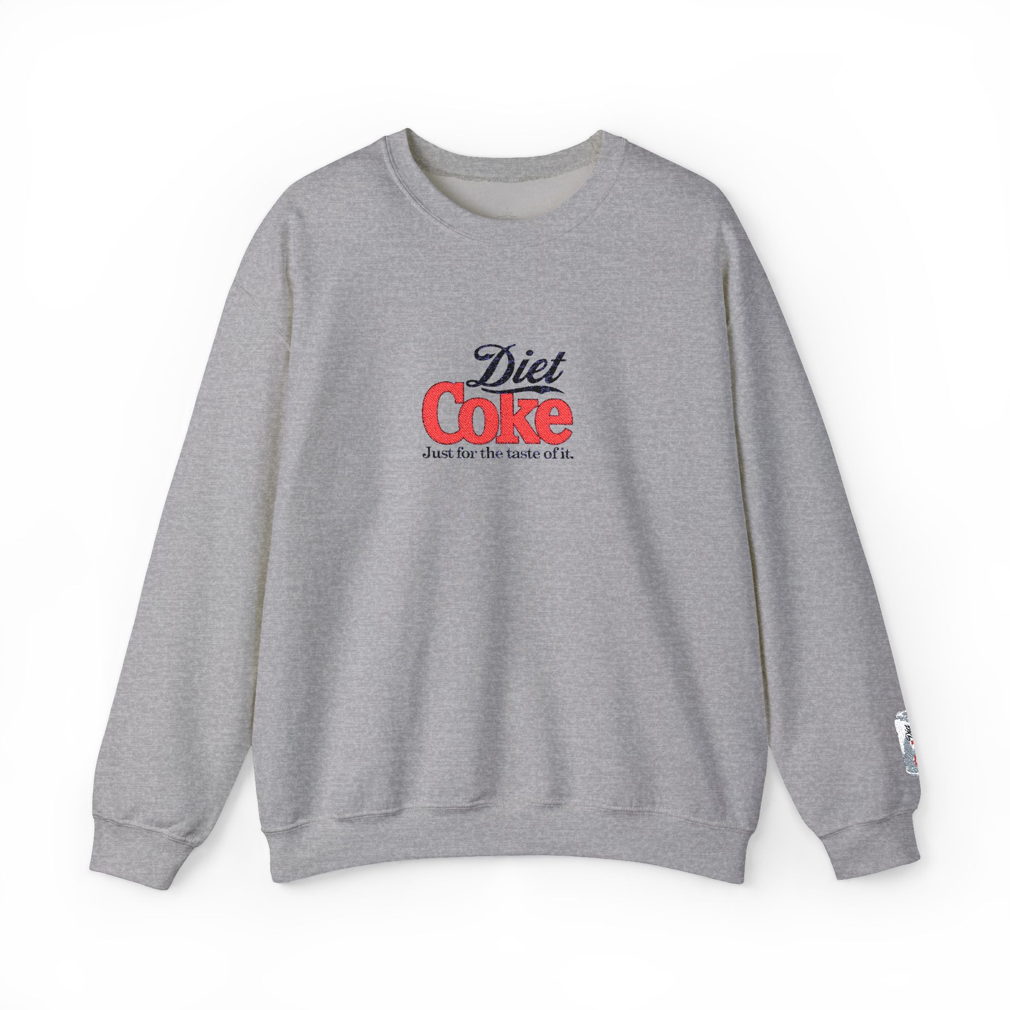 Embroidered Retro Diet Coke Graphic Crewneck