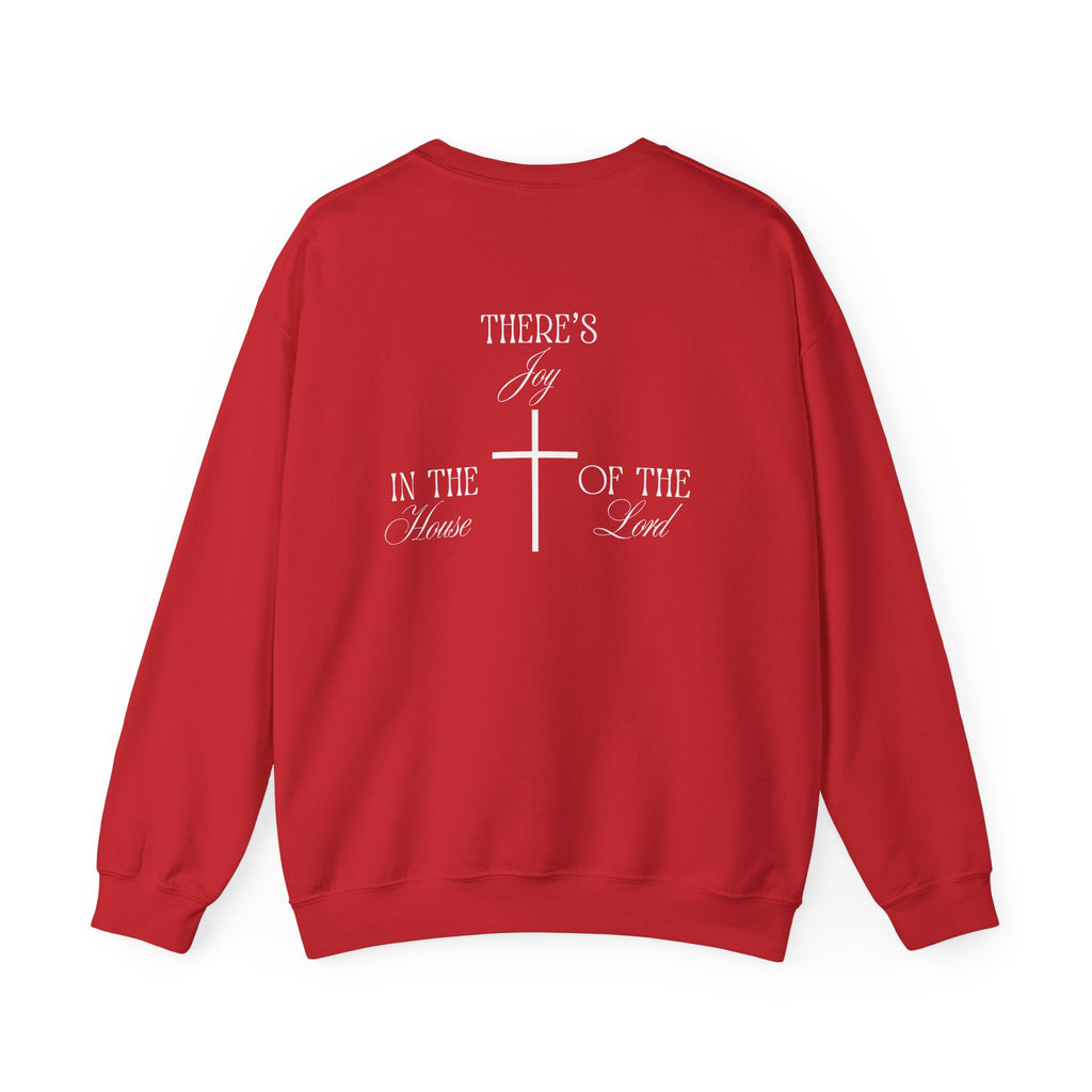 "There's Joy in the Heart of the Lord" - Crewneck - White Lettering