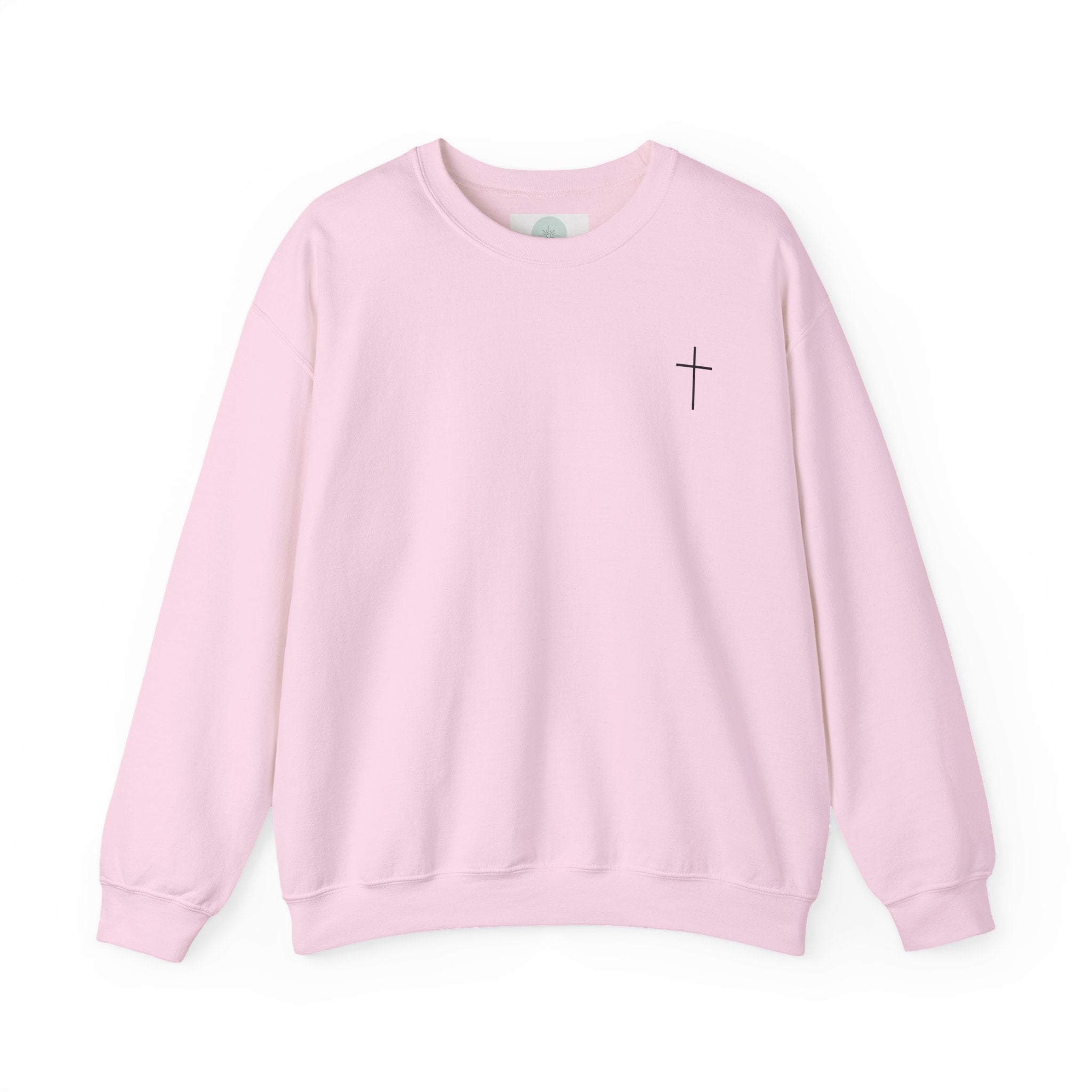 "Living Proof of a Loving God" Floral Crewneck