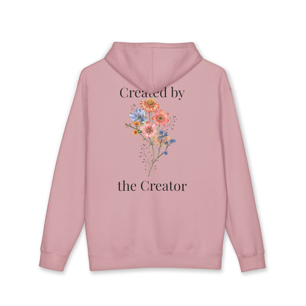 "Created by the Creator" Floral Hoodie