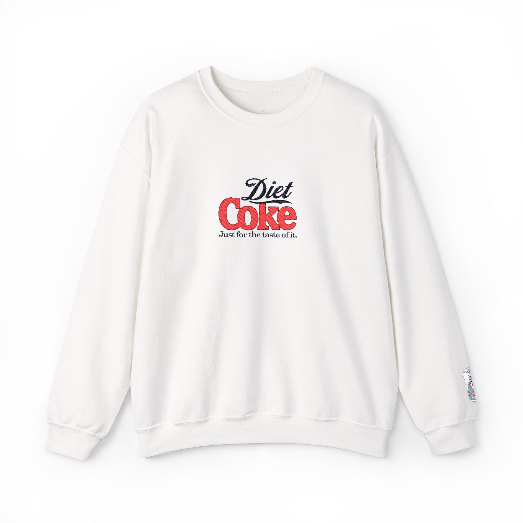 Embroidered Retro Diet Coke Graphic Crewneck