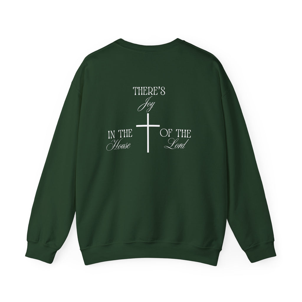 "There's Joy in the Heart of the Lord" - Crewneck - White Lettering