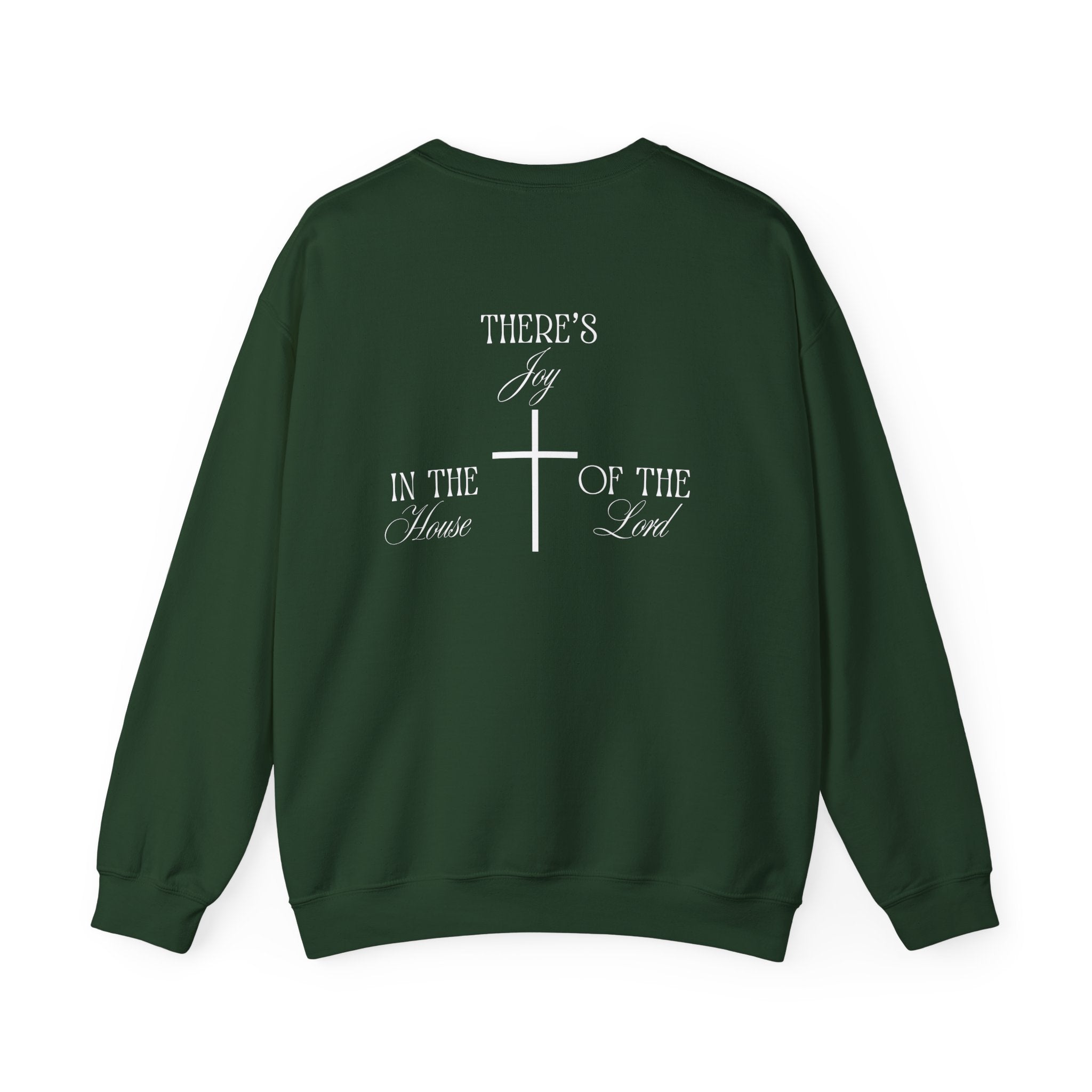 "There's Joy in the Heart of the Lord" - Crewneck - White Lettering