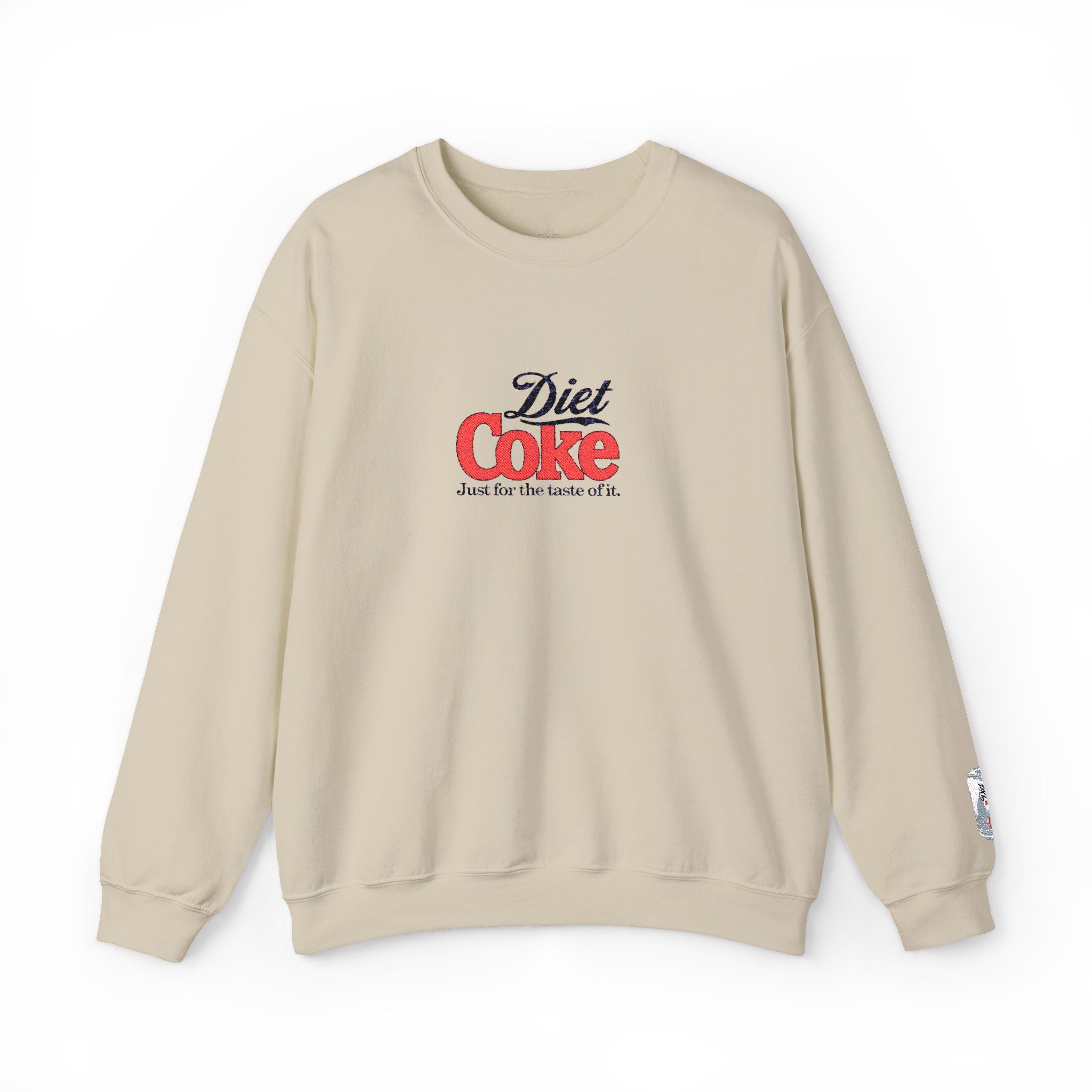 Embroidered Retro Diet Coke Graphic Crewneck