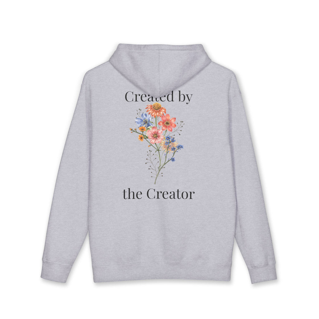 "Created by the Creator" Floral Hoodie