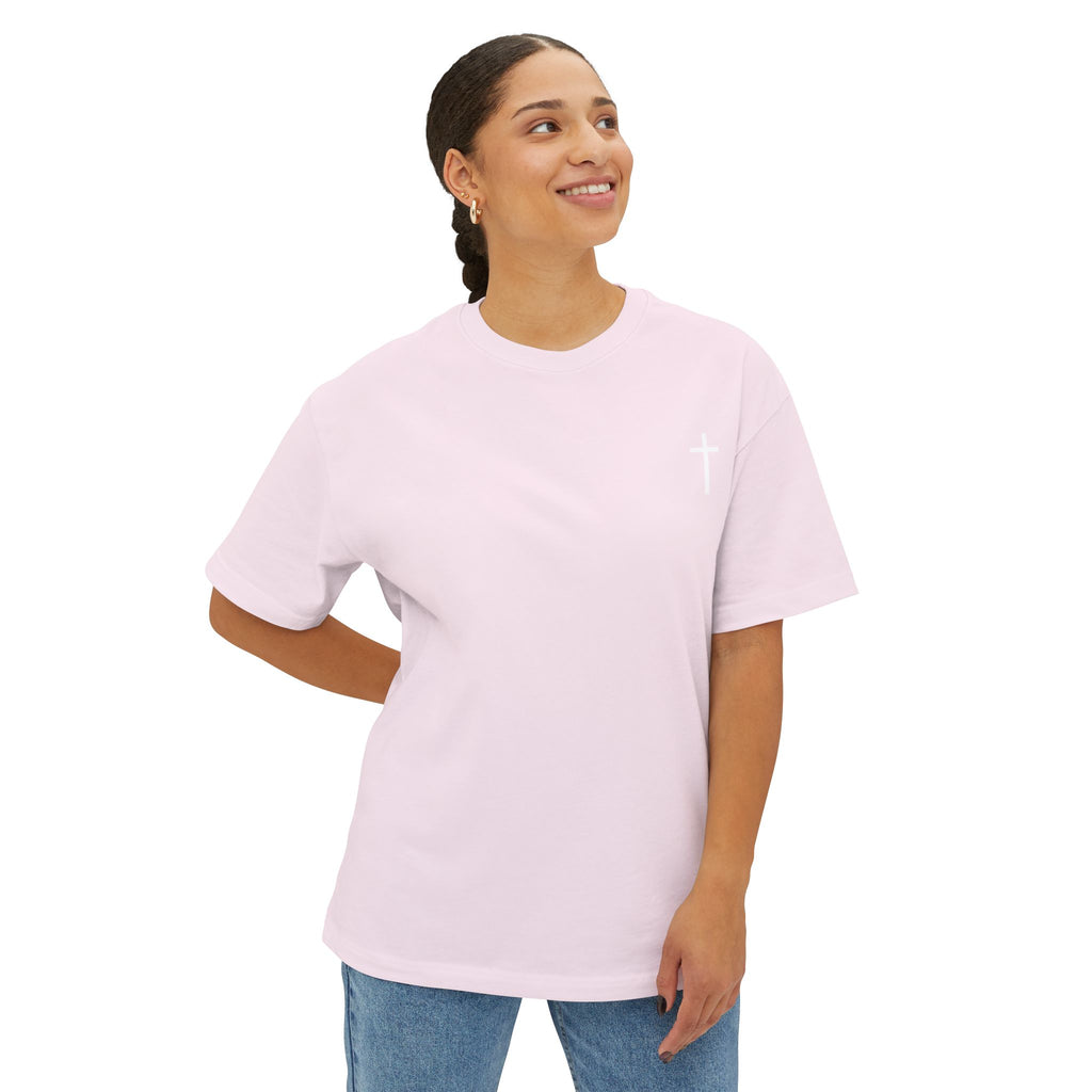 "Love Like Jesus" - Oversized Tee - White Cross