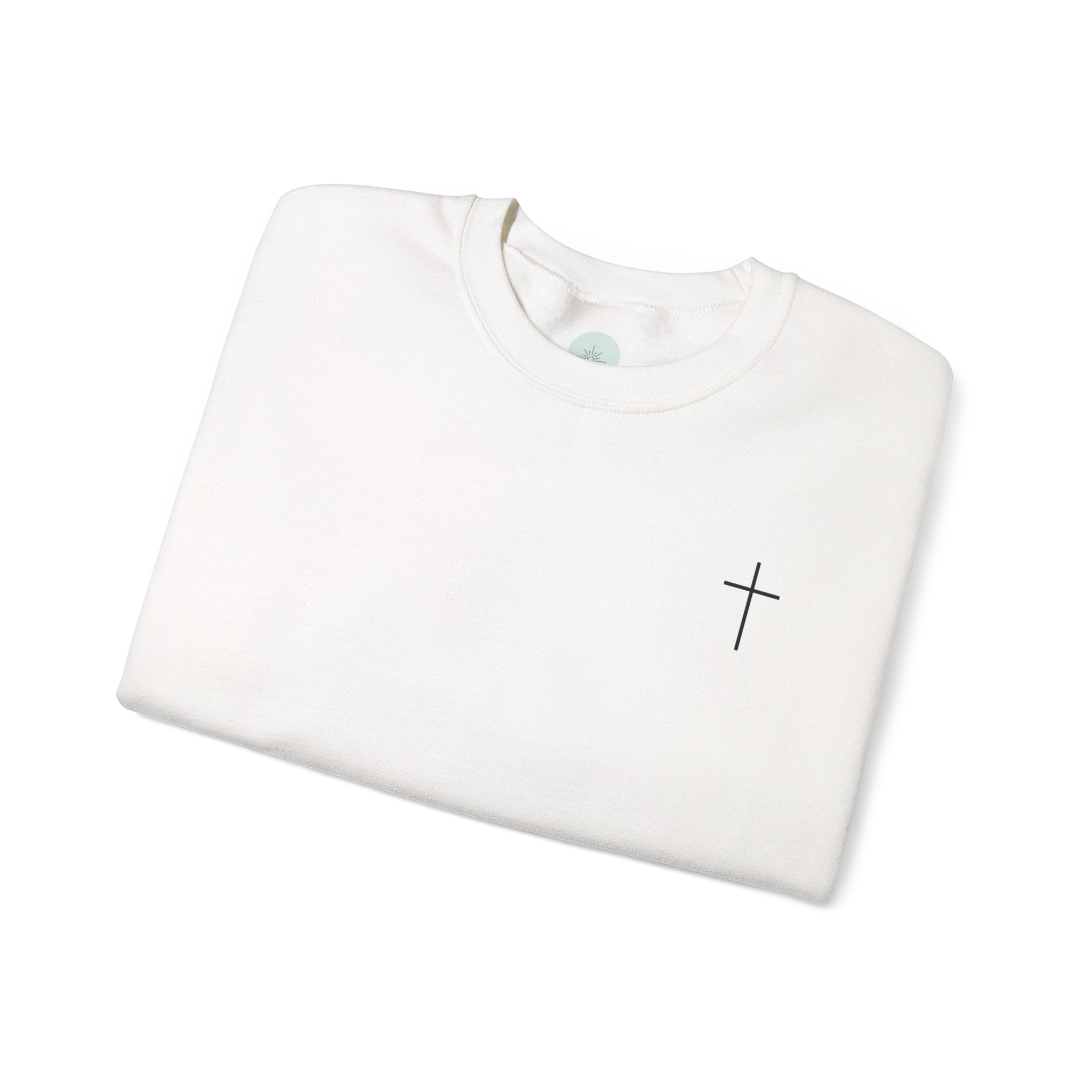 "Living Proof of a Loving God" Floral Crewneck