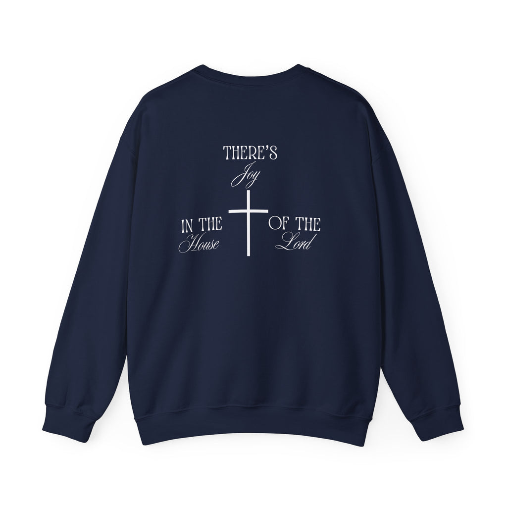 "There's Joy in the Heart of the Lord" - Crewneck - White Lettering