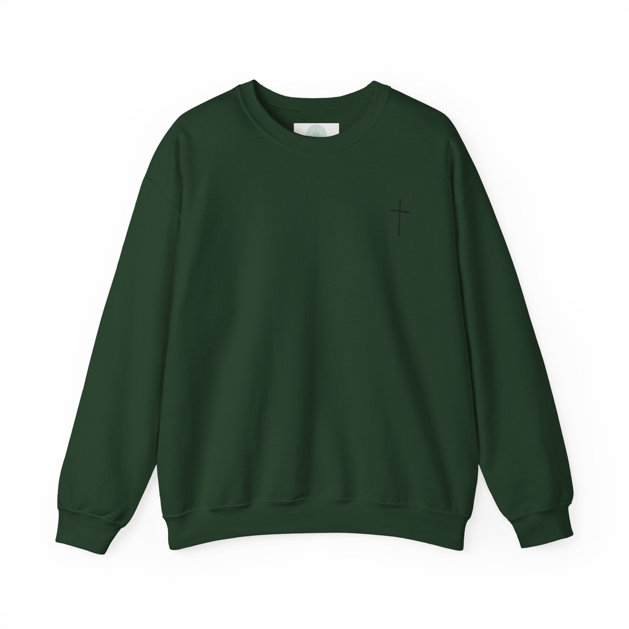 "Living Proof of a Loving God" Floral Crewneck