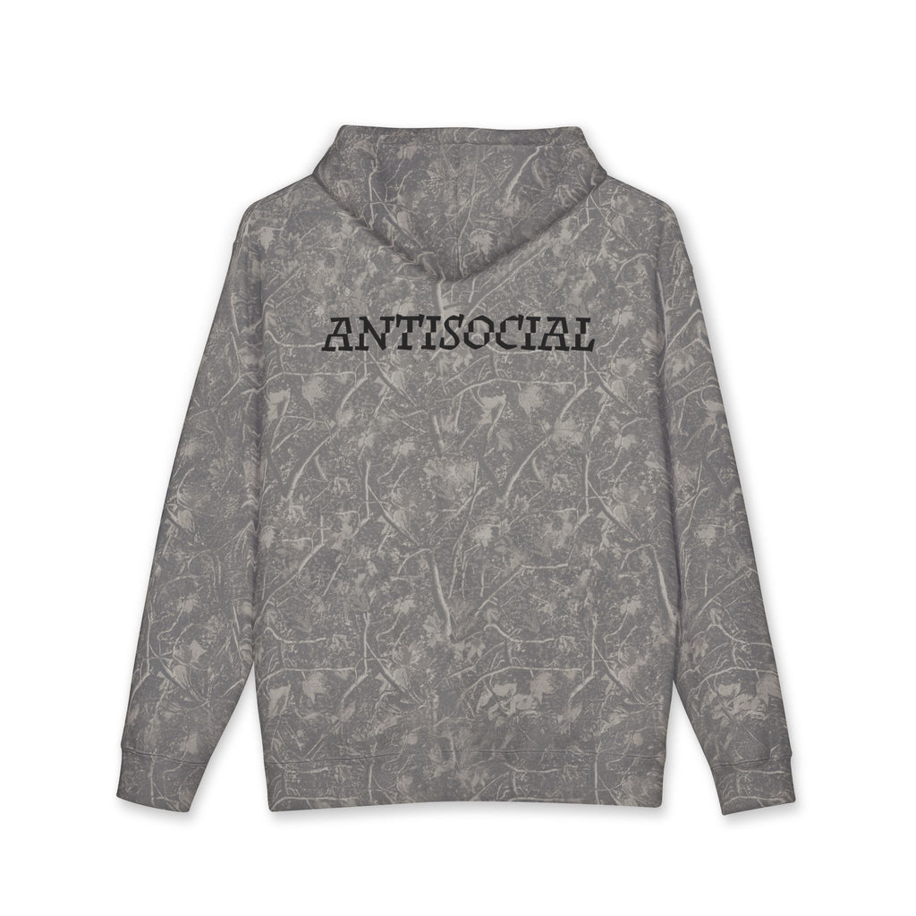 Antisocial Hoodie - Black lettering