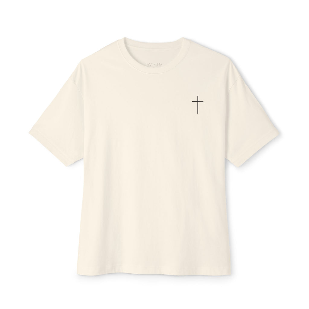 "Created by the Creator" - Floral Oversized Tee
