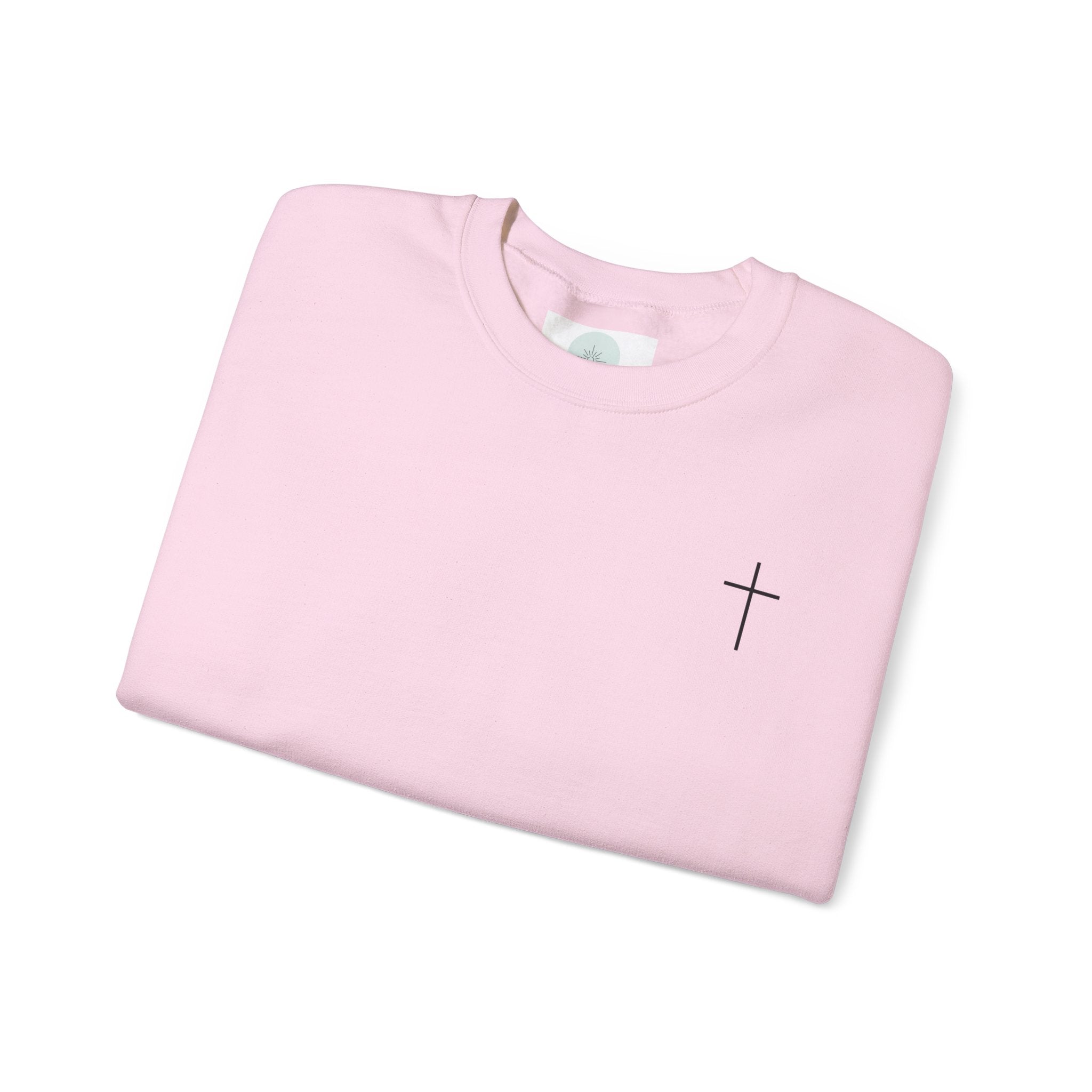"Living Proof of a Loving God" Floral Crewneck