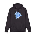 Blue Floral Hoodie