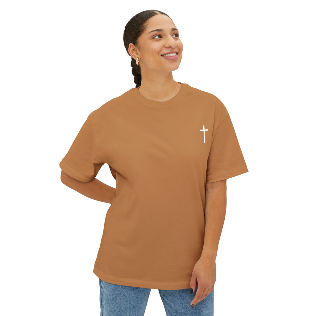 "Love Like Jesus" - Oversized Tee - White Cross