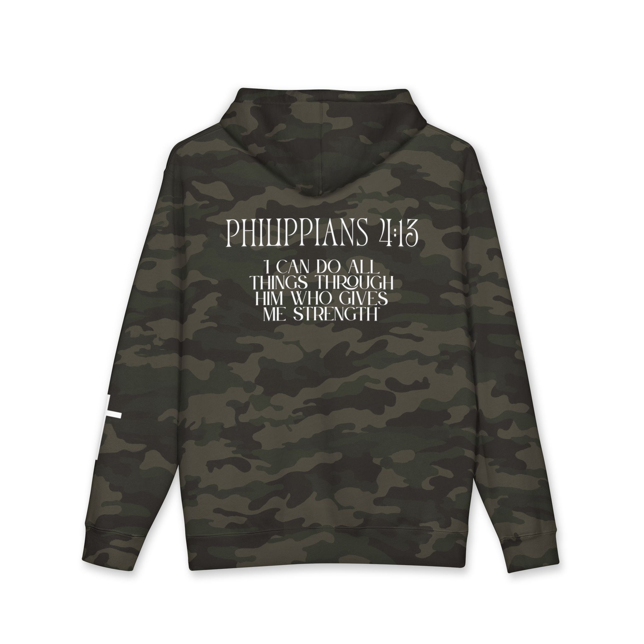 Philippians 4:13 Hoodie – White lettering