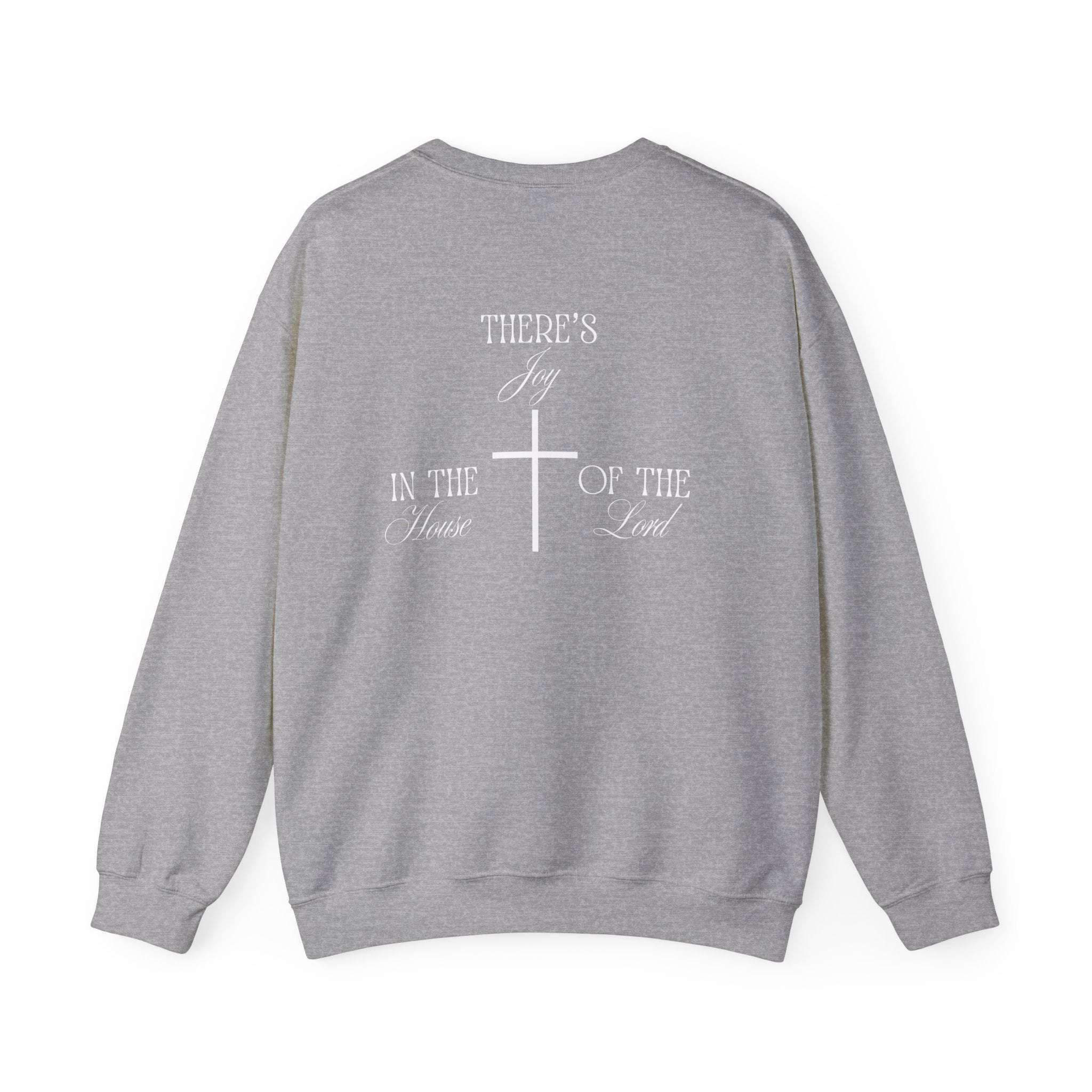 "There's Joy in the Heart of the Lord" - Crewneck - White Lettering