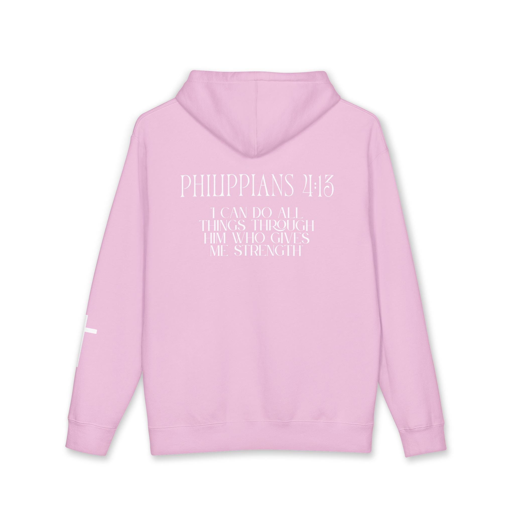 Philippians 4:13 Hoodie – White lettering