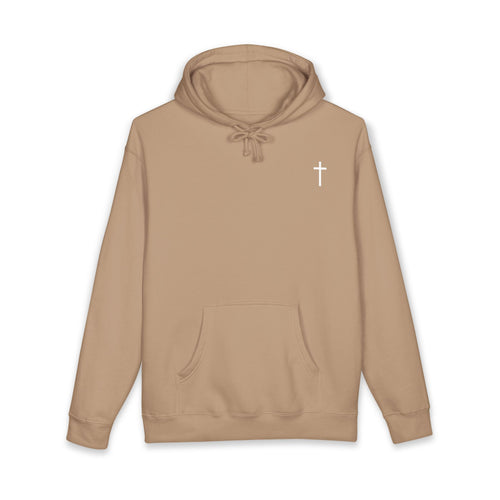 "Created by the Creator" Floral Hoodie - White Lettering