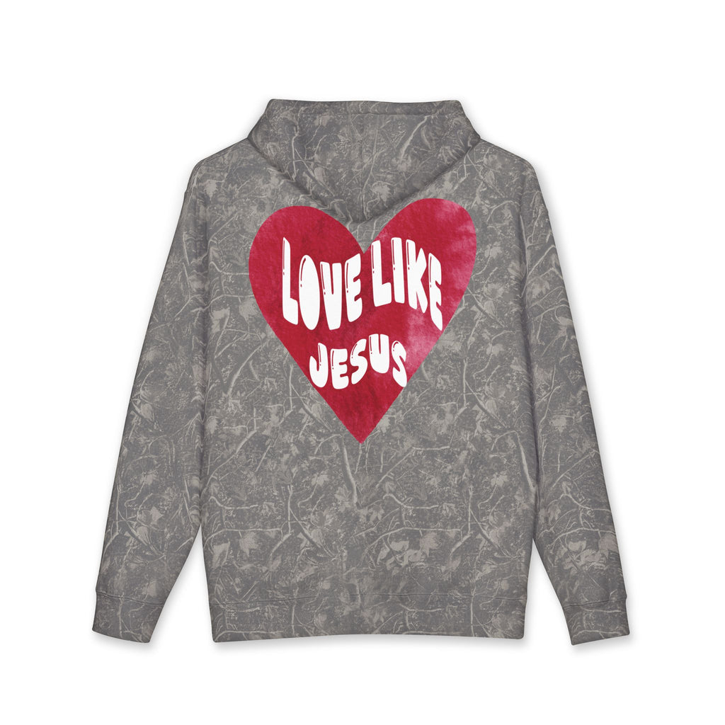 "Love Like Jesus" - Hoodie - White Cross