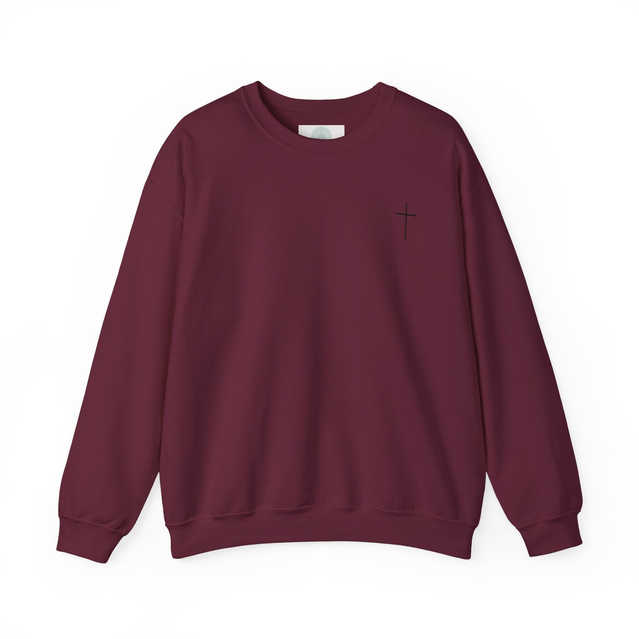 "Living Proof of a Loving God" Floral Crewneck
