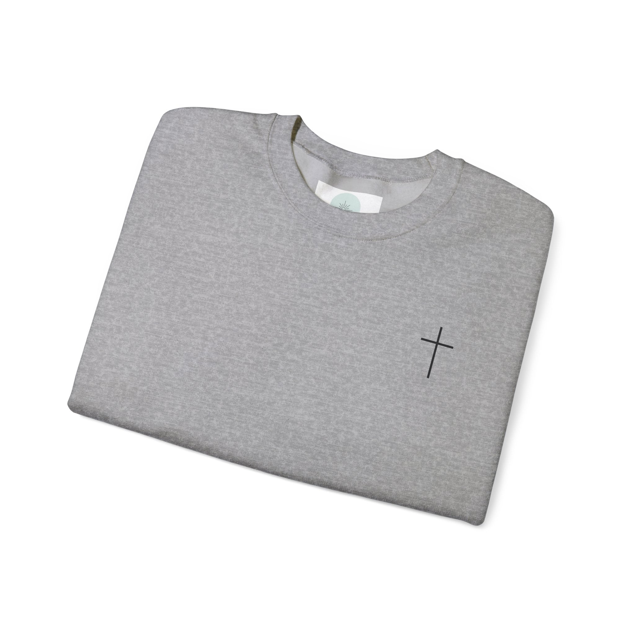 "Living Proof of a Loving God" Floral Crewneck