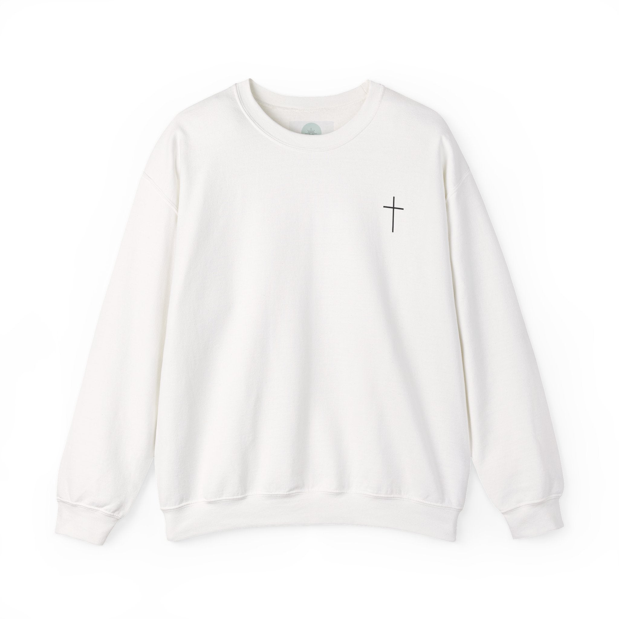 "Living Proof of a Loving God" Floral Crewneck